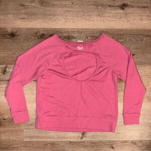 Victoria’s Secret pink open back sweatshirt